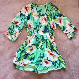 Gianni Bini Floral Playsuit